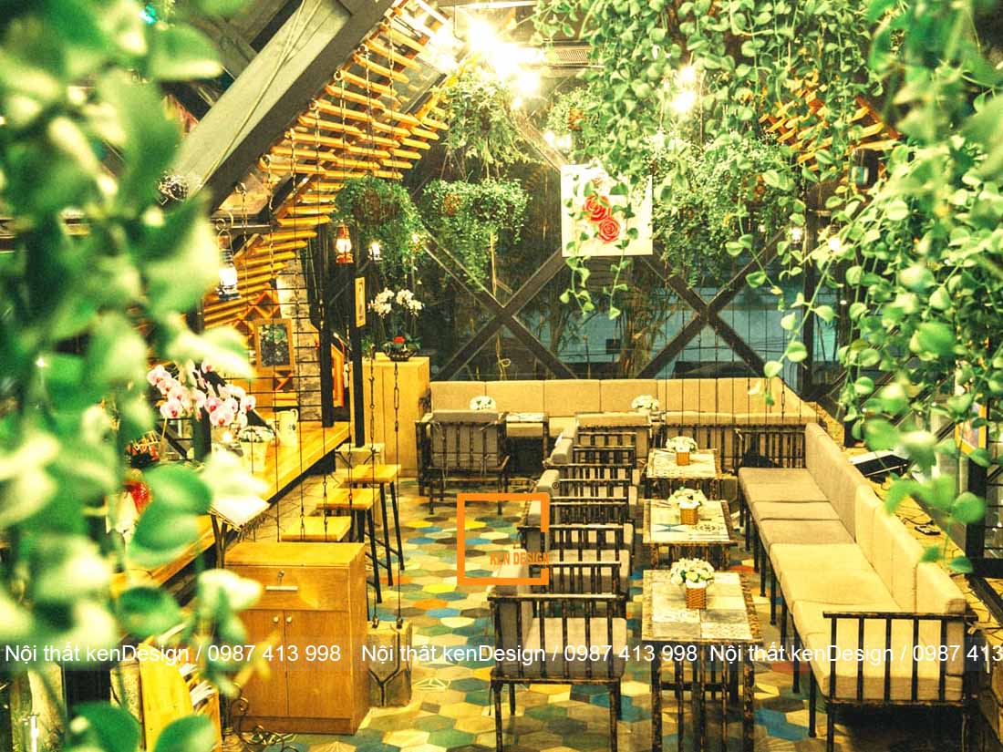 bàn ghế quán cafe